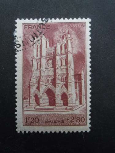 FRANCE N°665 Cathédrale d'Amiens oblitéré
