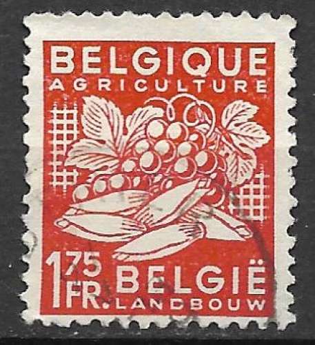 Belgique 1948-49 Y&T 763 oblitéré - Produits agricoles 