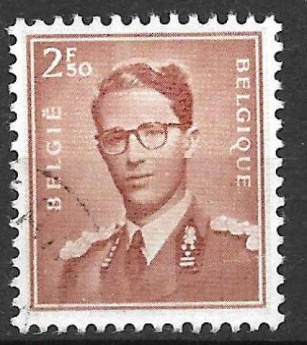 Belgique 1957 Y&T 1028 oblitéré - Baudouin 1er 
