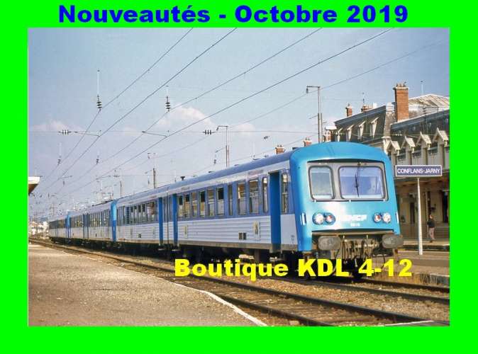 ACACF 613 - Autorail Caravelle X 4373 en gare de CONFLANS-JARNY - Meurthe et Moselle - SNCF