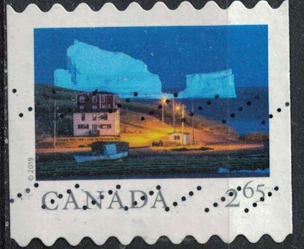 Canada 2019 Oblitéré Used Iceberg au large de Terre Neuve et du Labrador SU