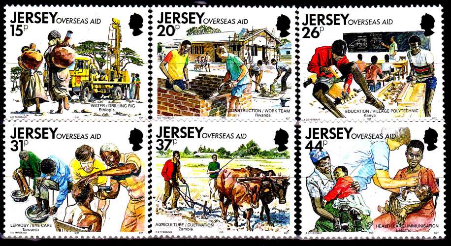 Jersey 547 / 52 Aide de Jersey aux pays d'Outre-Mer 