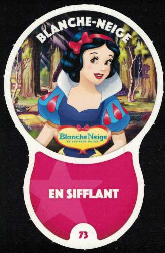 Carte à collectionner Disney Auchan Les Défis Effet Blanche Neige 73 / 96