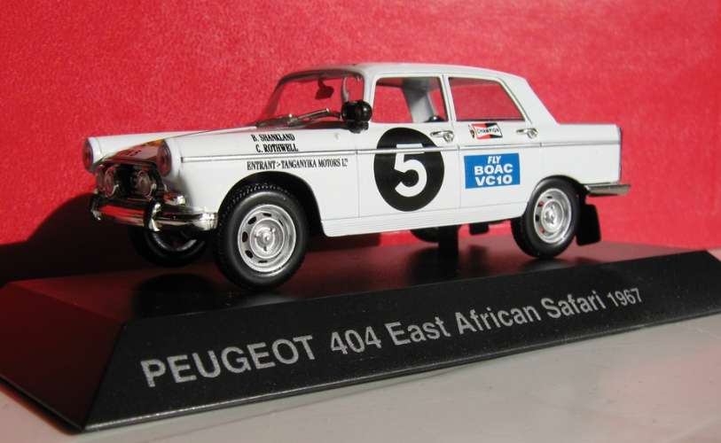 Peugeot 404 - Est Afrique Safari 1967 - Tanzanie - Echelle 1/43 ème