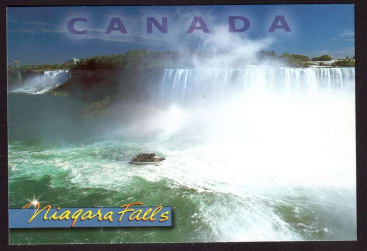 Canada - Etats-Unis Cpm Niagara falls chutes de Niagara - La maid of the mist  NC