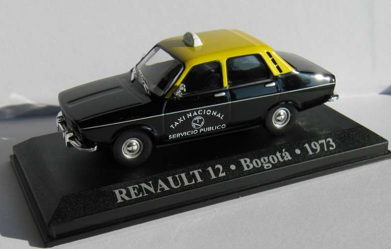 Renault 12 - Taxi BOGOTA - Colombie - Echelle 1/43 ème