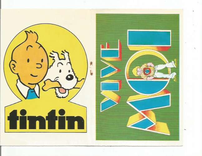 tintin auto-collant