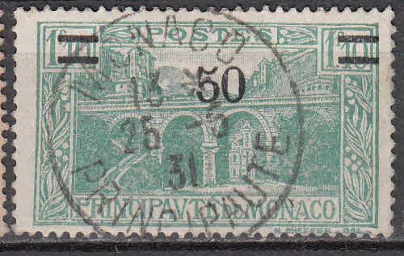 Monaco 1926  Y&T  107  oblitéré  (2)