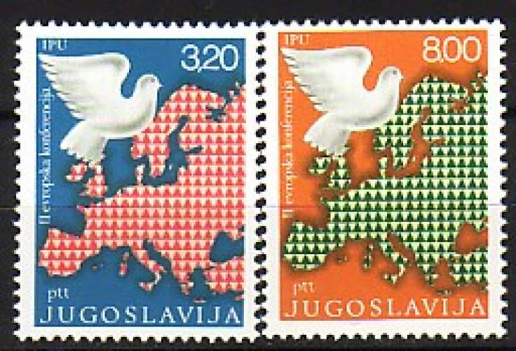 Yougoslavie 1975  Y&T  1469-1470  N**   