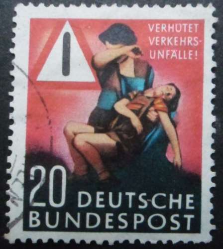 ALLEMAGNE RFA N°48 oblitéré cote 6€