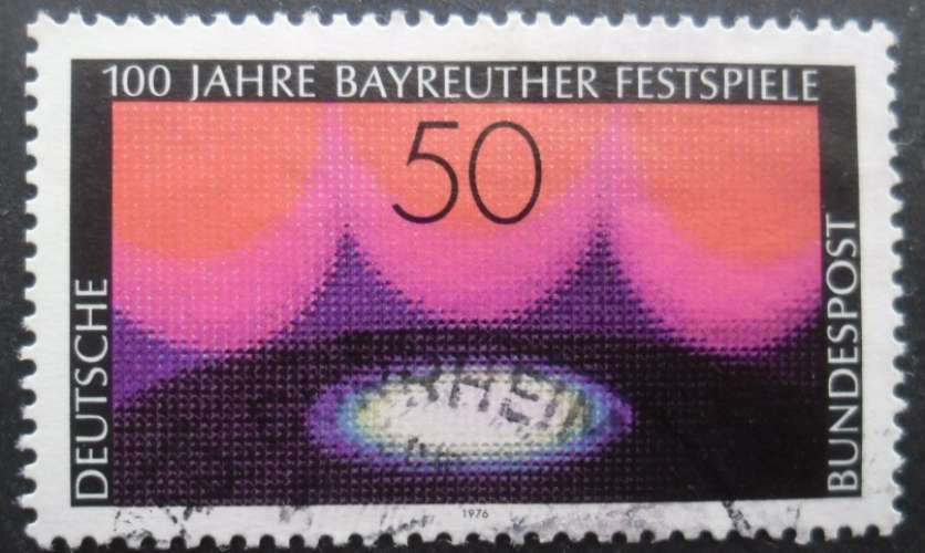 RFA N°745 festival du théatre de Beyreuth oblitéré 