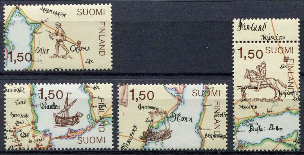 FINLANDE 1985 NEUF** MNH N° 937 à 940