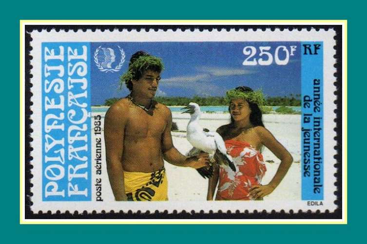Polynésie N° PA 188 ** Année int. jeunesse (cote 7,10 €) 