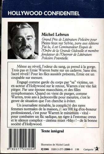 Livre / Hollywood confidentiel / Michel Lebrun / J'ai Lu