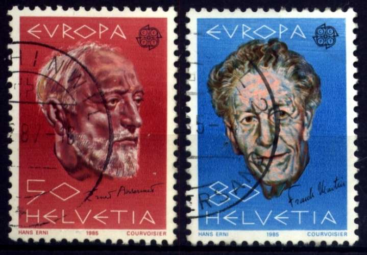 SUISSE 1985 Y&T 1223-1224 EUROPA (o)