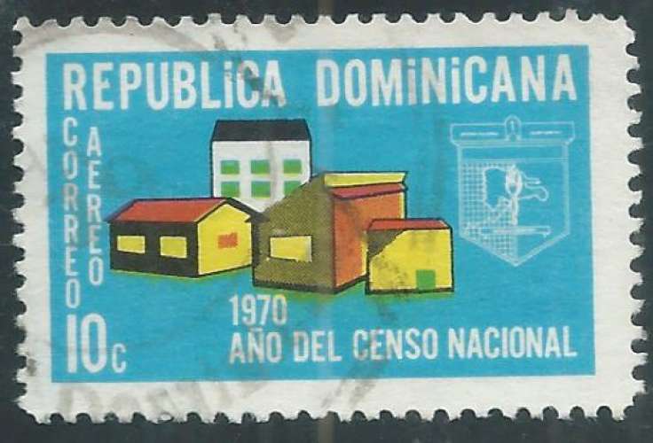 République Dominicaine - Poste Aérienne - Y&T 0214 (o) 