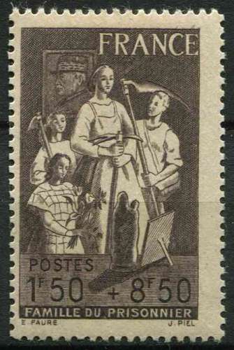 FRANCE 1943 NEUF* charnière N° 585