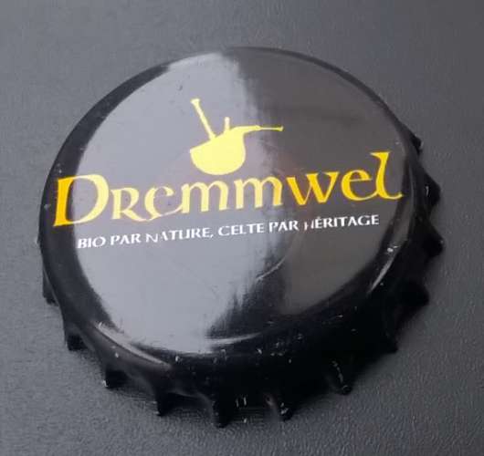 France Capsule Bière Beer Crown Cap Dremmwel Bio par Nature Celte par Héritage Bretagne