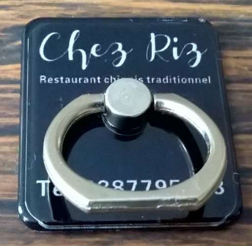 Anneau d'Accrochage à coller Chez Riz Restaurant Chinois Traditionnel