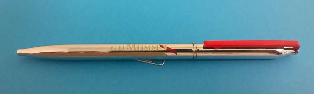 France Stylo métal Pen Champagne G.H. Mumm