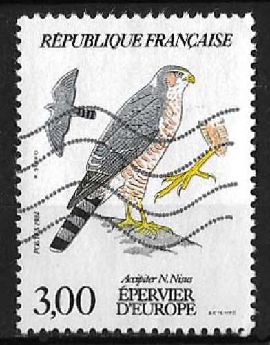 France 1984 - Y&T 2339 (o) - Epervier d'Europe