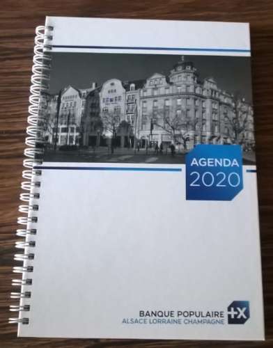 Agenda 2020 Diary BANQUE POPULAIRE ALSACE LORRAINE CHAMPAGNE FRANCE