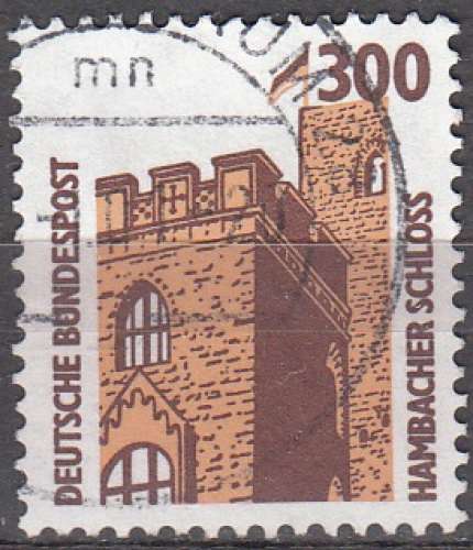 Deutschland 1988 Michel 1348A O Cote (2011) 0.60 Euro Château de Hambach Cachet rond