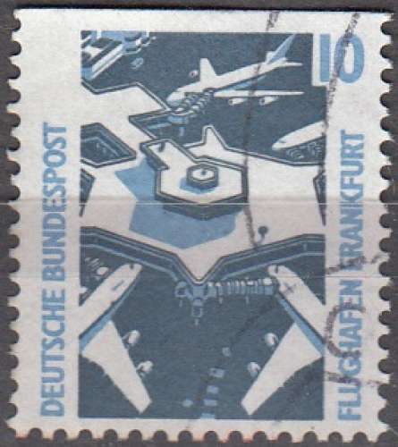 Deutschland 1988 Michel 1347C O Cote (2011) 0.50 Euro Aèroport de Frankfurt Cachet rond