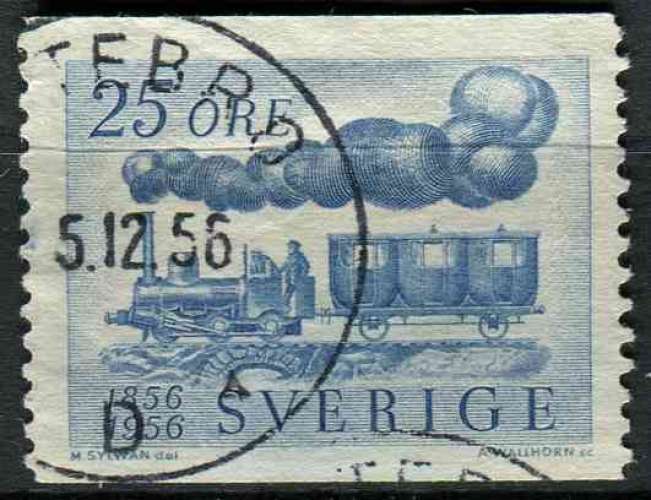SUEDE 1956 OBLITERE N° 412