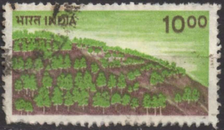 H730N - Y&T n° 801 - oblitéré - Reboisement - Forêt - 1984 - Inde