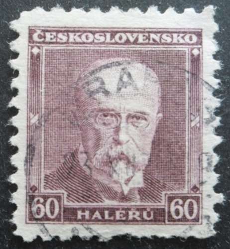 TCHECOSLOVAQUIE N°268 Président Masaryk oblitéré 