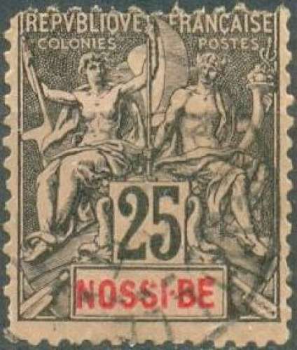 Nossi-Bé 34 oblitéré