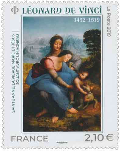 FRANCE 2019 : yt 5355 **/mnh # Peinture - Léonard de Vinci