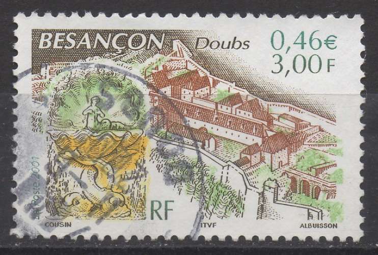France 2001 - Y & T 3387 (o) - Besançon
