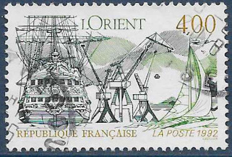 FRANCE 1992 : yt 2765 Oblitéré/Used # Lorient