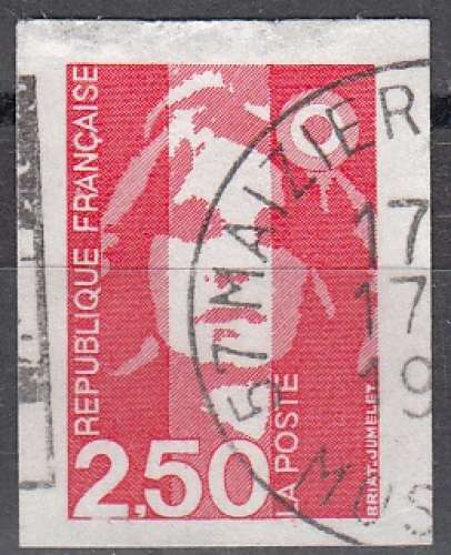  France 1991 Yvert 2720 O Cote (2015) 0.15 Euro Marianne de Briat Cachet rond