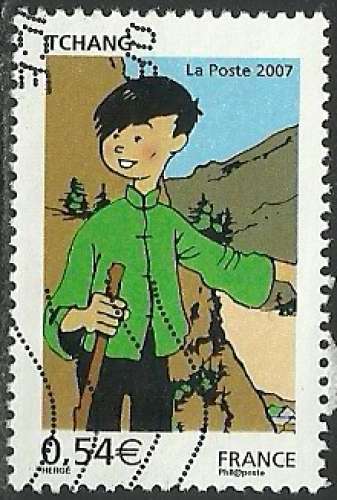 France 2007 - Tintin - Tchang - 4056 oblitéré