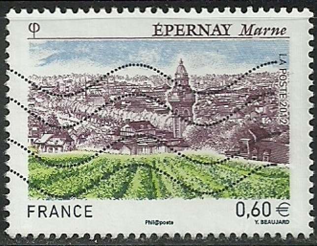 France 2012 - Épernay - 4645 oblitéré