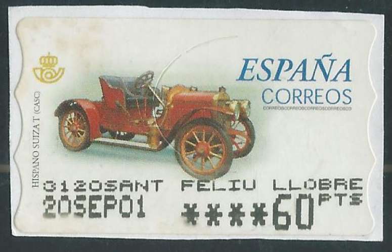 Espagne - Timbres de distributeurs - Y&T 0052 (o)