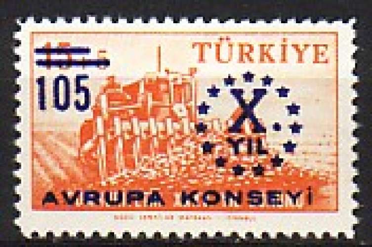 Turquie 1959  Y&T  1442  N**  