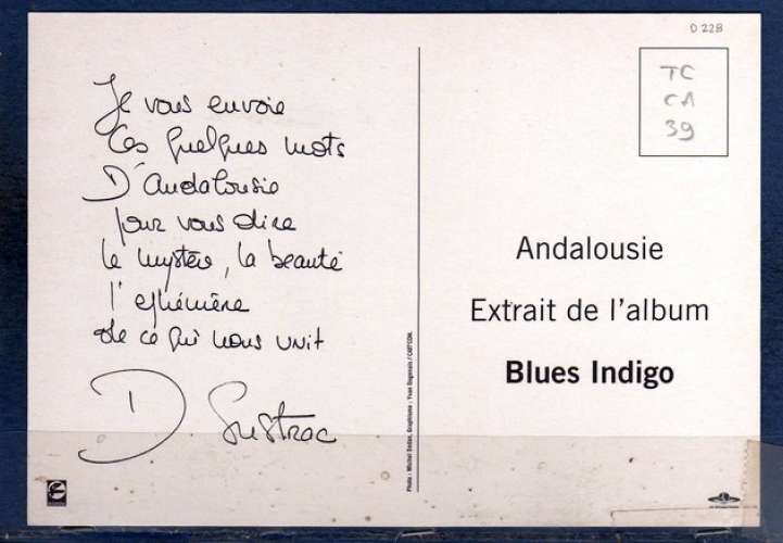 CPCA 39 - Andalousie - Blues Indigo