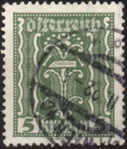K370 - Y&T n° 258 - oblitéré - Industrie - 1922 - Autriche