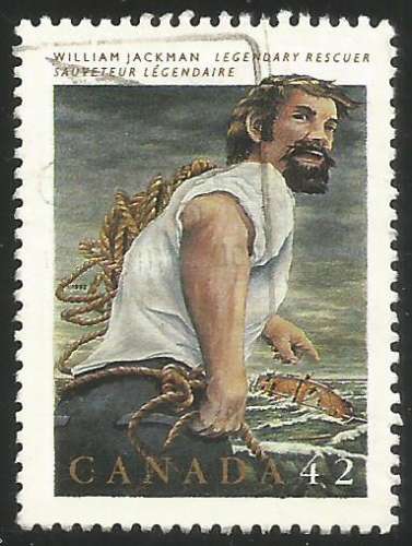 Canada - 1992 - Y&T n° 1270 - Obli. - William Jackman - Sauveteur - Héros légendaires - Folklore