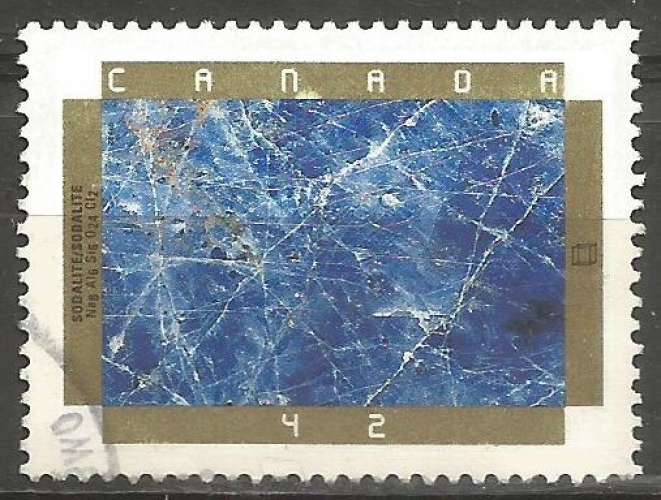 Canada - 1992 - Y&T n° 1274 - Obli. - Sodalite - Minéraux - Commission géologique