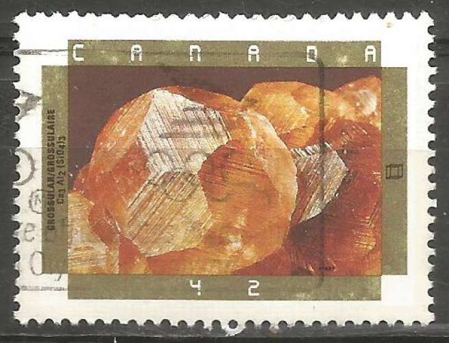 Canada - 1992 - Y&T n° 1277 - Obli. - Grossulaire - Minéraux - Commission géologique