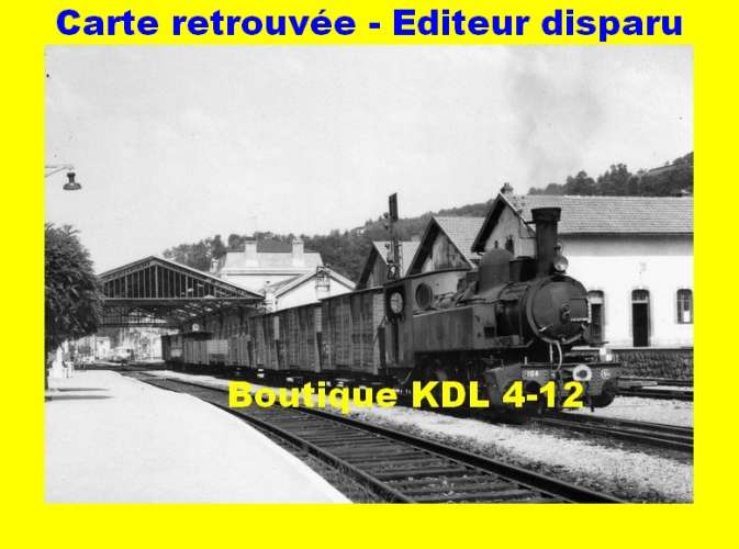 BVA 655-07 - Train MV - Loco 020+020 T n° 104 en gare - TULLE - Corrèze - POC