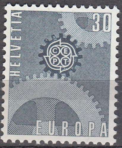 Helvetia 1967 Michel 850 Neuf ** Cote (2017) 0.60 Euro Europa CEPT Pignon