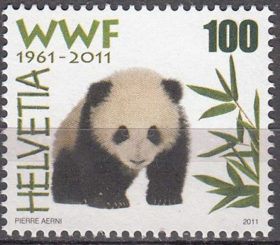 Helvetia 2011 WWF Panda Neuf **