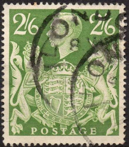L006 - Y&T n° 233 - oblitéré -  George VI - 1942 - Grande Bretagne