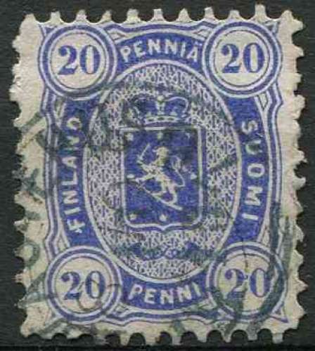 FINLANDE 1875 OBLITERE N° 16a